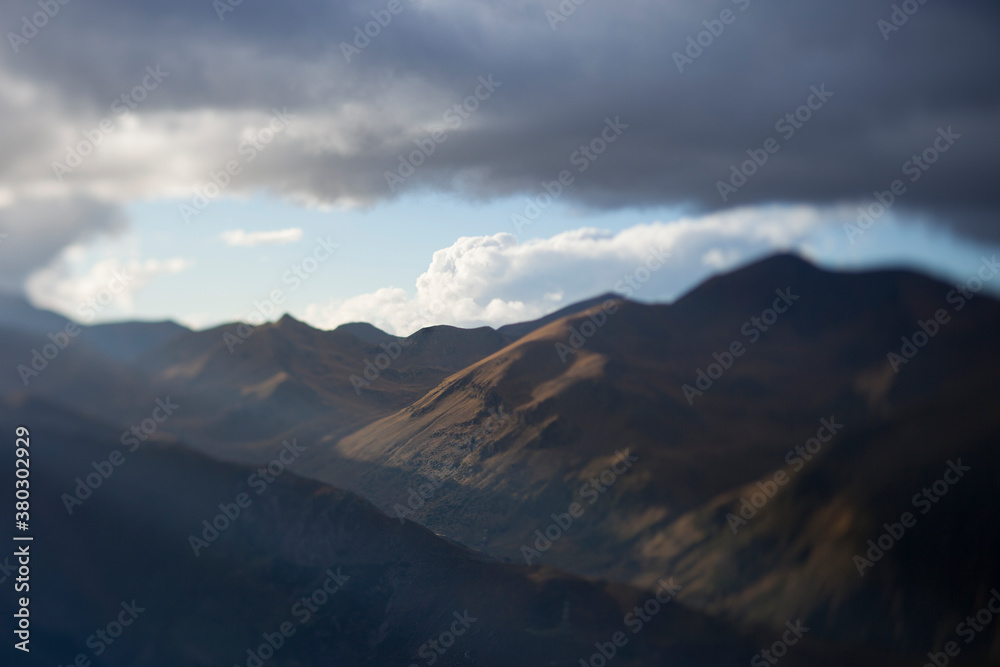 Landscape from the top of a mountain Landscape from the top of a mountain
