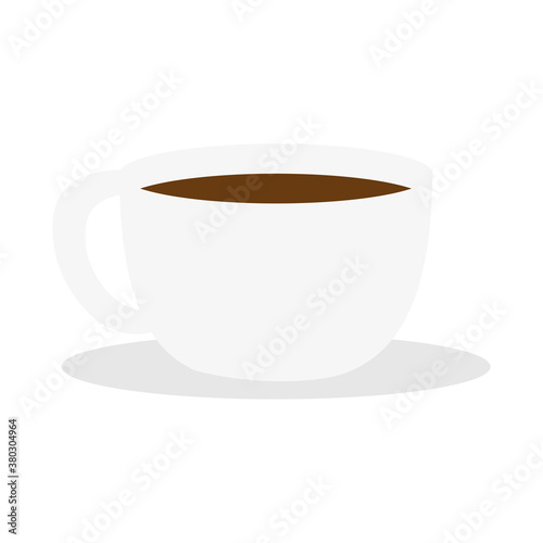 coffee cup design of drink caffeine breakfast and beverage theme Vector illustration