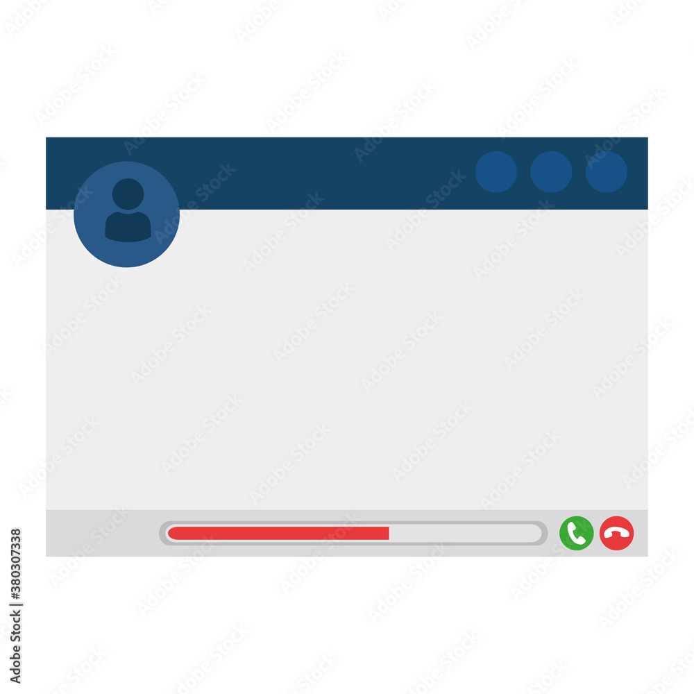 custom made wallpaper toronto digitalwebsite screen in video chat design, Call online conference and webcam theme Vector illustration