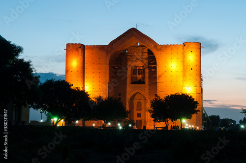 Yasaui Mausoleum, Turkistan, Kazakhstan. photo