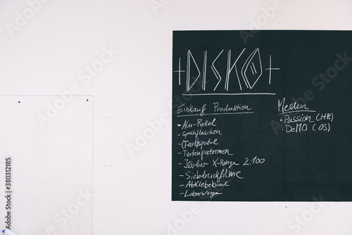 Blackboard memo