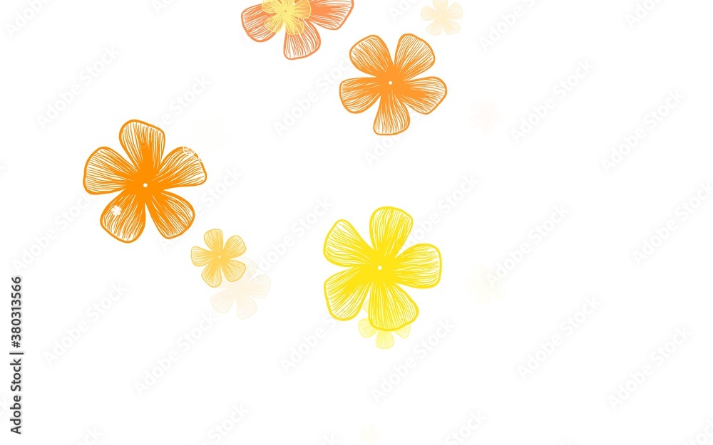 Light Pink, Green vector abstract background with flowers. Light Pink, Green vector abstract background with flowers.
