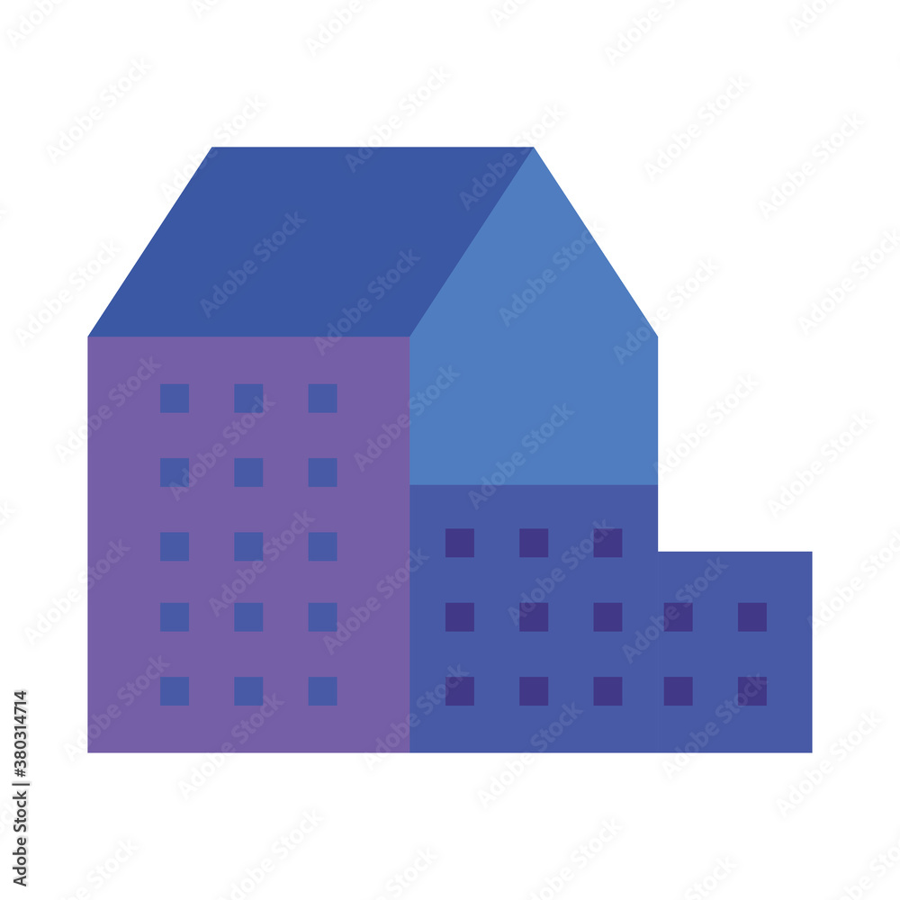 Blue building design, City architecture urban modern downtown contemporary metropolis exterior and construction theme Vector illustration Blue building design, City architecture urban modern downtown contemporary metropolis exterior and construction theme Vector illustration