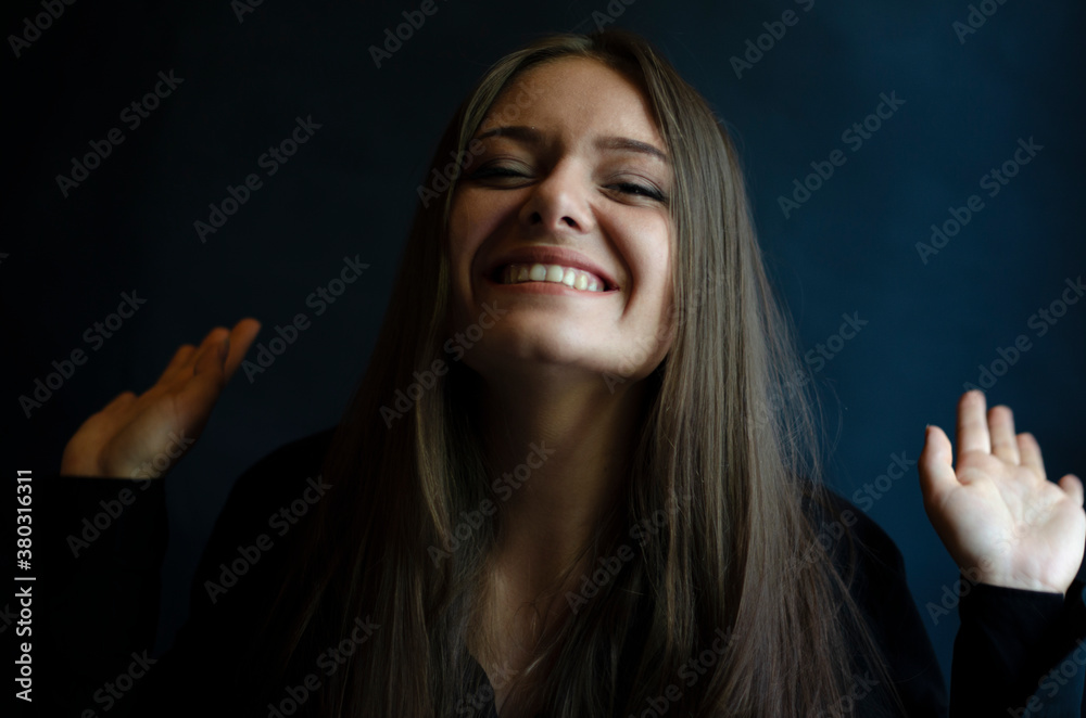 happy girl smiling happy girl smiling