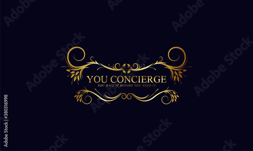 LUXURY Logo design for your business vector template editable