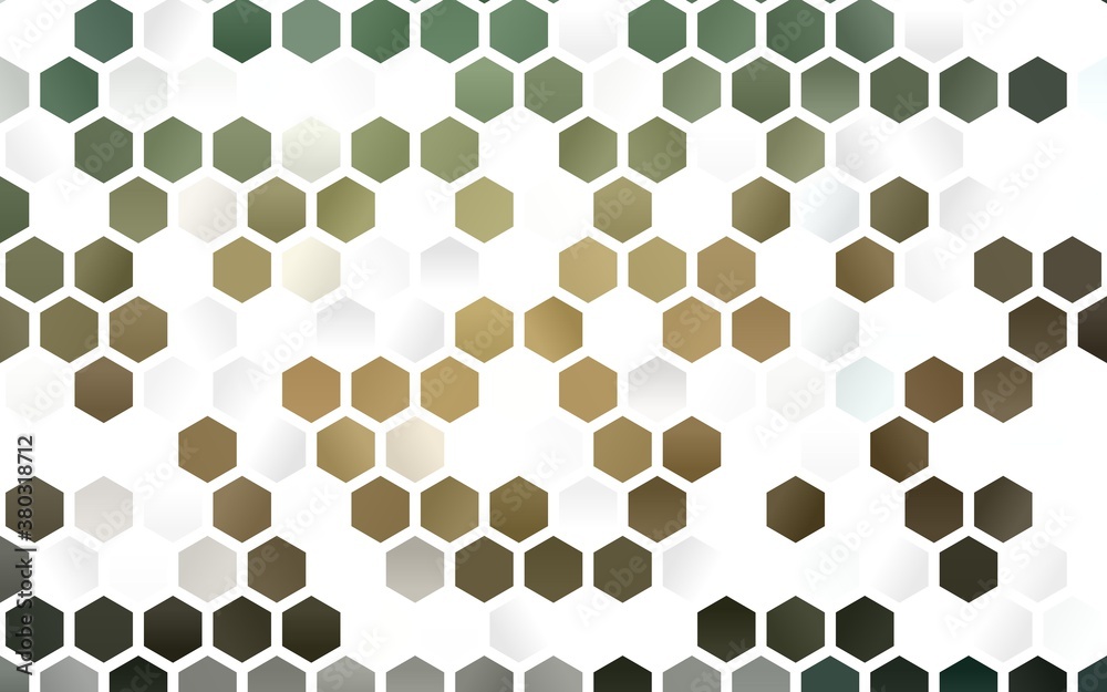 Light Green, Yellow vector layout with hexagonal shapes. Abstract illustration with colorful hexagons. Pattern can for your ad, booklets. Light Green, Yellow vector layout with hexagonal shapes. Abstract illustration with colorful hexagons. Pattern can for your ad, booklets.