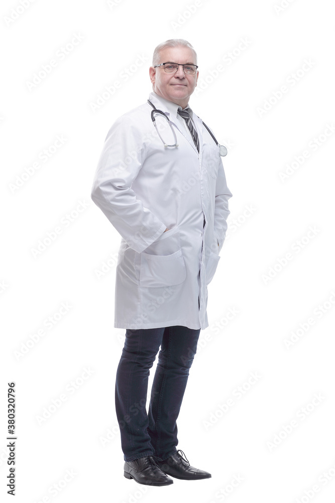 in full growth. portrait of an experienced General practitioner in full growth. portrait of an experienced General practitioner