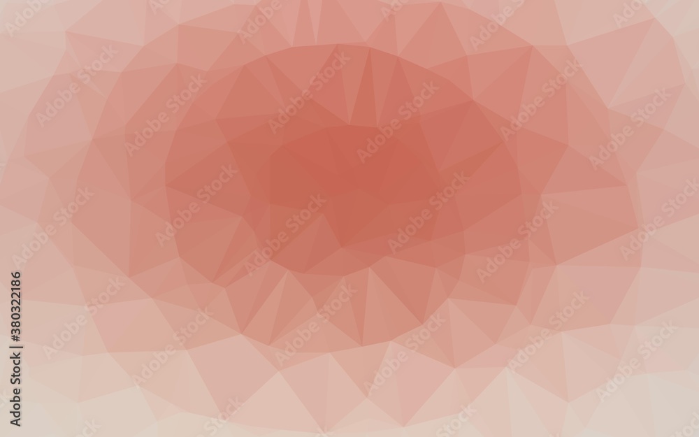 Light Red vector polygonal template. A sample with polygonal shapes. Brand new design for your business.