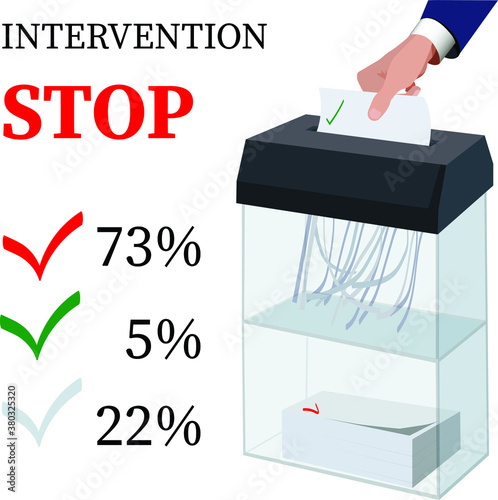 violation of electoral norms interference in state elections vector