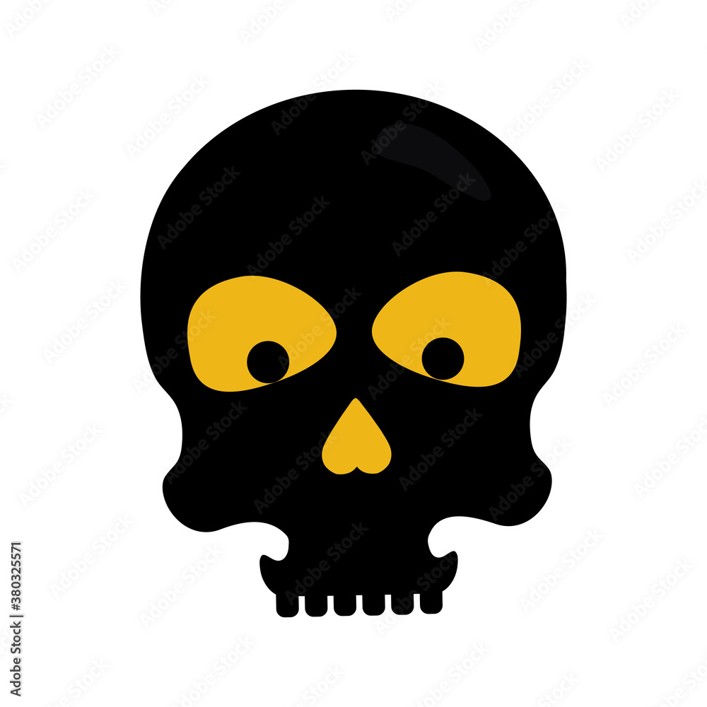 halloween skull cartoon design, happy holiday and scary theme Vector illustration halloween skull cartoon design, happy holiday and scary theme Vector illustration