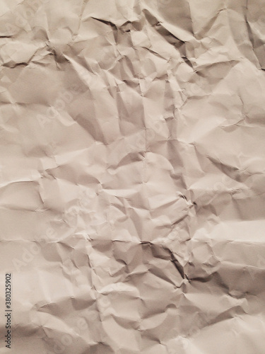 Close up of crumpled piece of construction paper