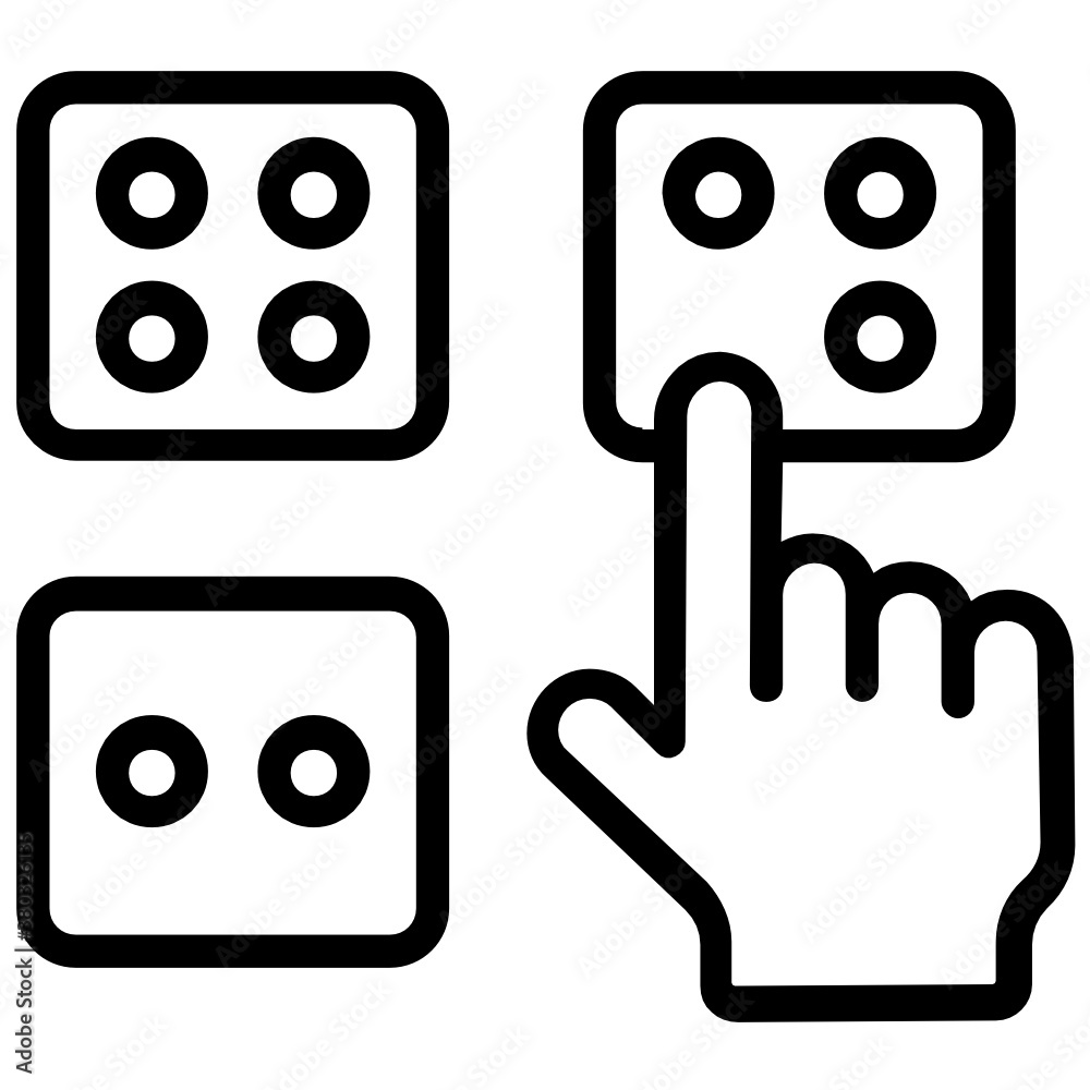 Naklejka premium A vector of probability, random sampling in flat style 