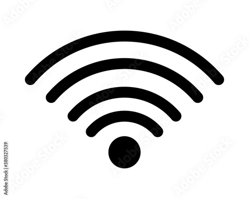 wifi signal connection isolated icon