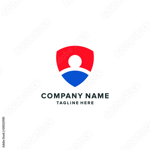 Free Download shield logo security IT technology icon vector illustrations - GFXLoad