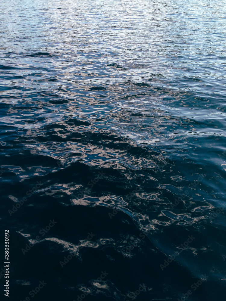 Reflections and ripples on ocean water Reflections and ripples on ocean water
