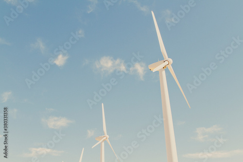 Wind Turbines in the Desert photo