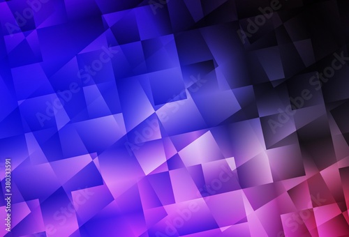 Dark Pink, Blue vector texture in rectangular style.