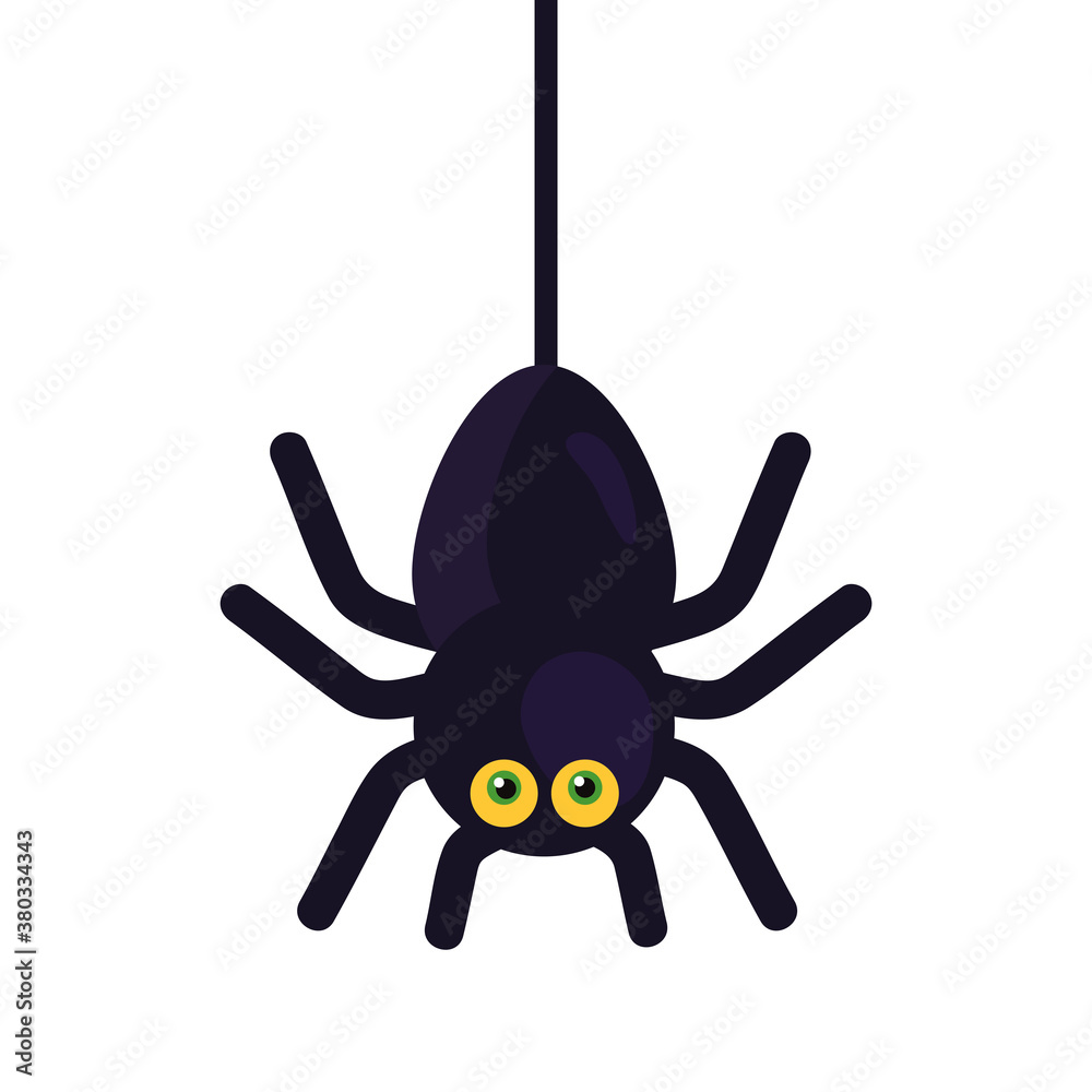 halloween spider cartoon design, happy holiday and scary theme Vector illustration halloween spider cartoon design, happy holiday and scary theme Vector illustration