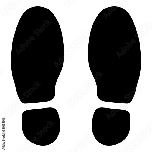 Shoes black isolated vector. Silhouette shoes isolated illustration.
