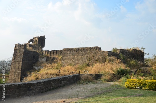 Obraz na plátně ruins of castle