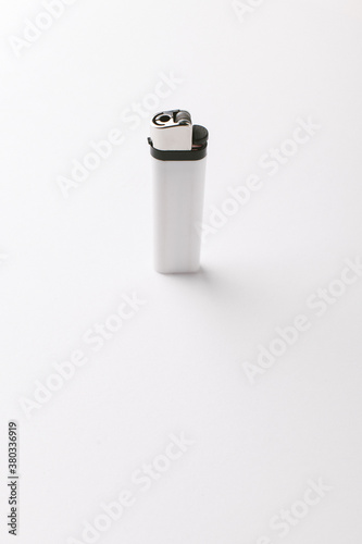 White lighter on white. photo