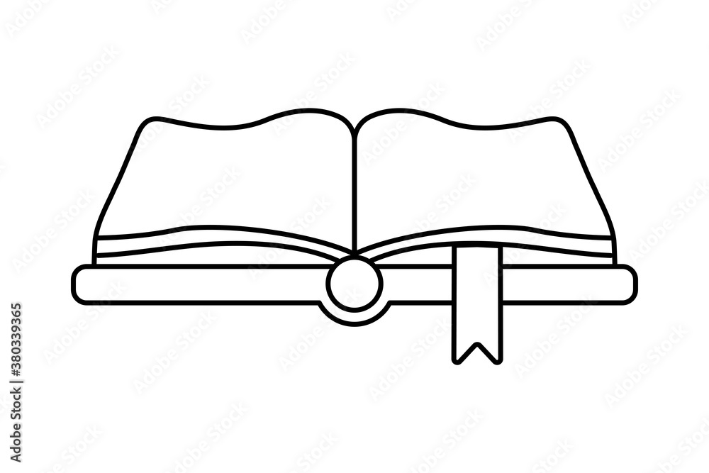 notebook school supply open isolated icon notebook school supply open isolated icon