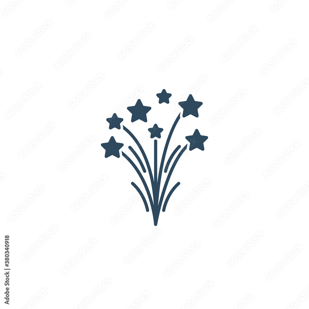 Fireworks glyph icon, Explosion, festival, Celebration icon Fireworks glyph icon, Explosion, festival, Celebration icon