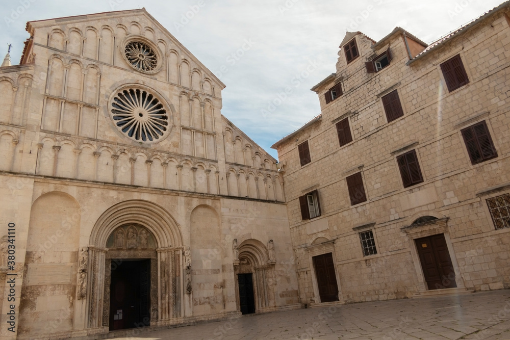 St.Anastasia cathedral in Zadar, Croatia.