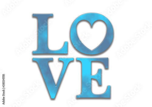 Liebe, Wort, 3D