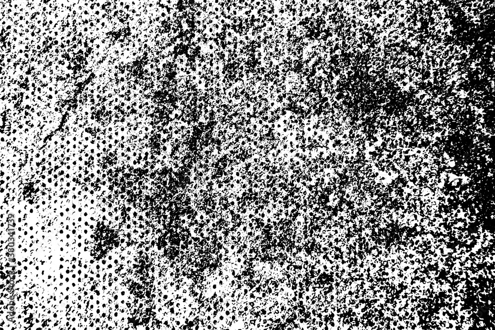 Grunge texture. Black and white background. Black scratches, scuffs, chips, blotches. A monochrome backdrop. Vector graphics Grunge texture. Black and white background. Black scratches, scuffs, chips, blotches. A monochrome backdrop. Vector graphics
