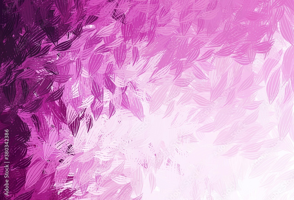 Fototapeta premium Light Pink vector background with abstract shapes.