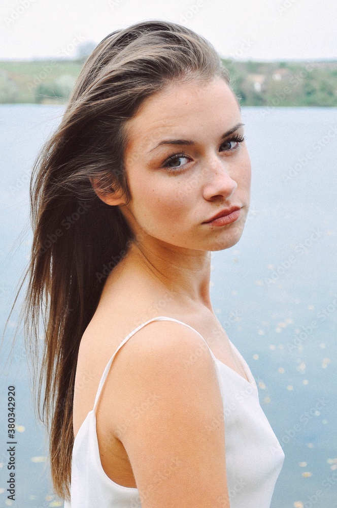 young woman portrait young woman portrait
