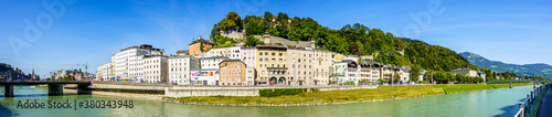 famous old town of Salzburg in Austria