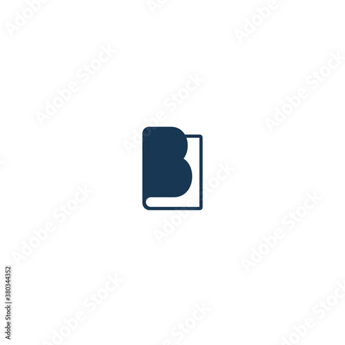 B logo vector icon illustration