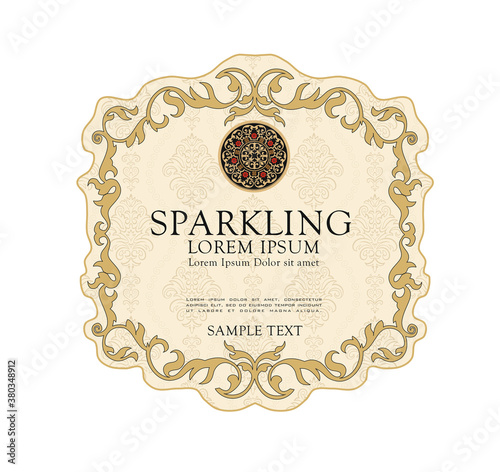WINE LABEL ITALIAN FOOD AND DRINKS DECORATIVE STICKER FOR AMARONE, PROSECCO, CHIANTI, VALPOLICELLA,PRIMITIVE AND SPARKLING WINE