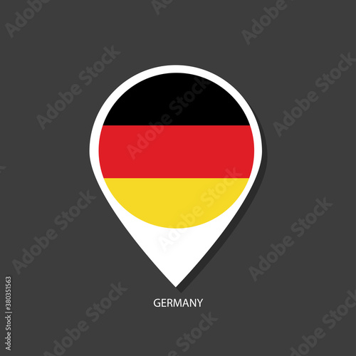 Free Download Germany flag Vector marker with flags.	 - GFXLoad