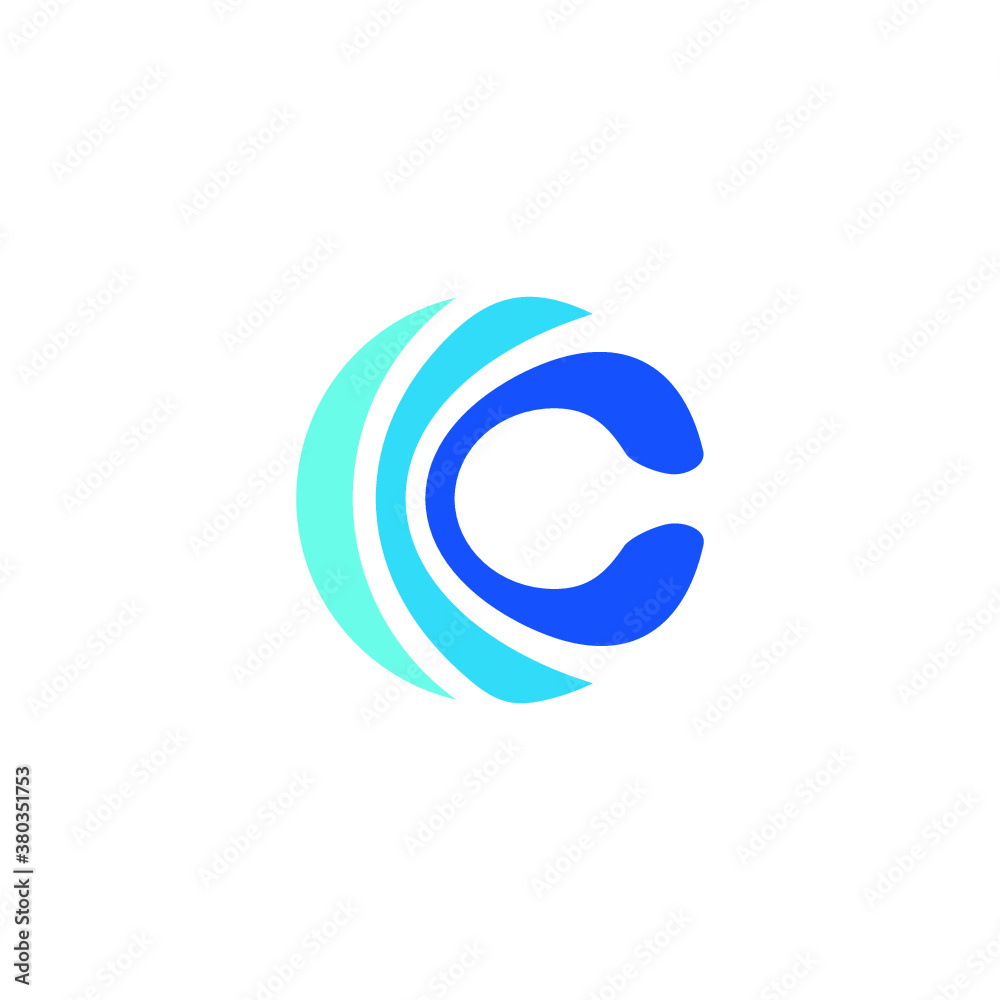 C logo Vector icon illustrations C logo Vector icon illustrations