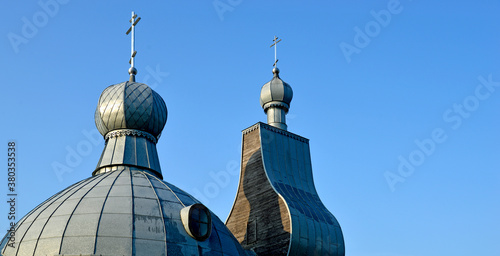 ordained in 1997, the temple Orthodox chapel dedicated to the holy martyr of Paraskieva in the village of Rajsk in Podlasie, Poland photo