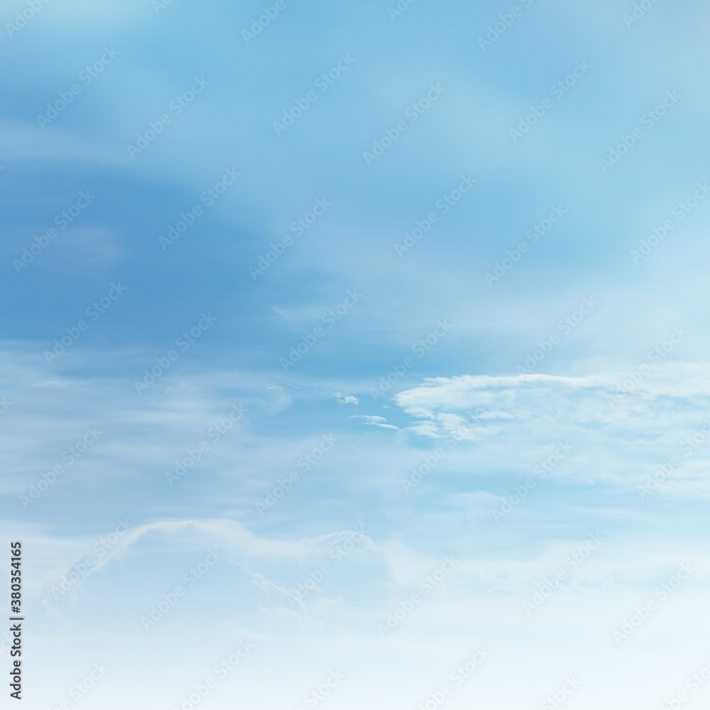 Blue sky with white cloud. The summer heaven is colorful clearing day Good weather and beautiful nature in the morning. Blue sky with white cloud. The summer heaven is colorful clearing day Good weather and beautiful nature in the morning.