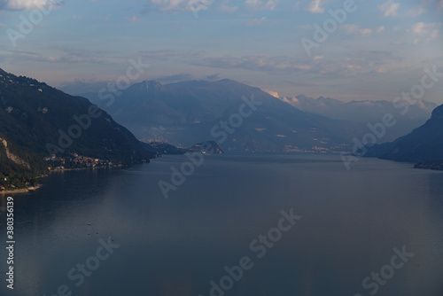 Landscape of Como Lake, Italy