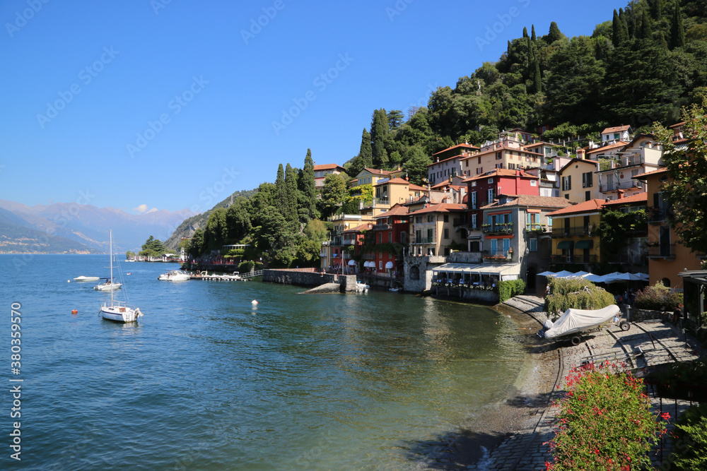 The town of Varenna on Lake Como
