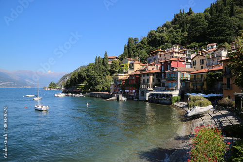The town of Varenna on Lake Como