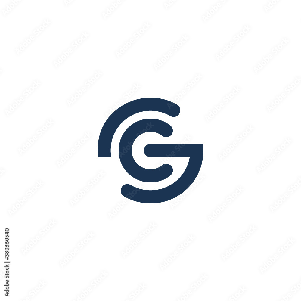 C logo CG Vector icon illustrations C logo CG Vector icon illustrations