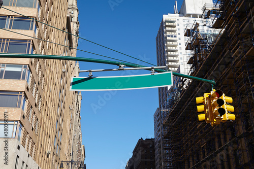 Low angle view of road sign