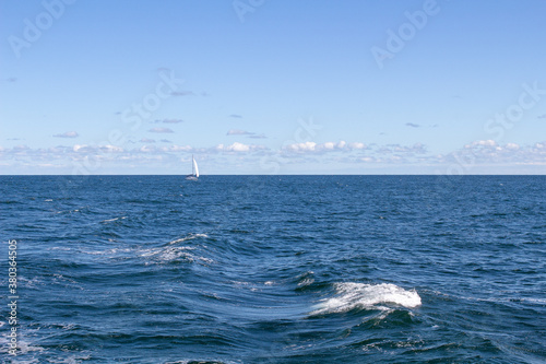 Ausblick vom Boot Schiff auf Ostsee
