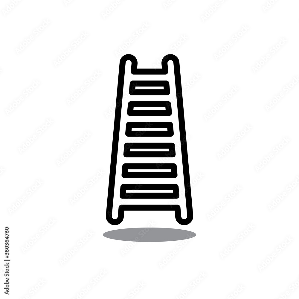 Step ladder Icon Design Vector Template Illustration Step ladder Icon Design Vector Template Illustration