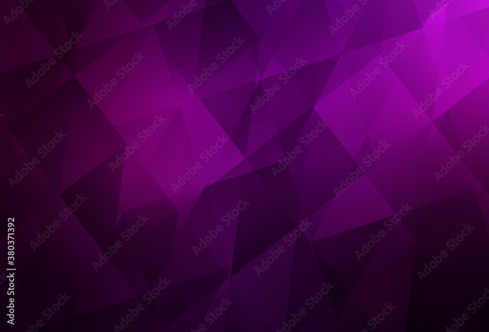 Dark Pink vector abstract polygonal template. Dark Pink vector abstract polygonal template.