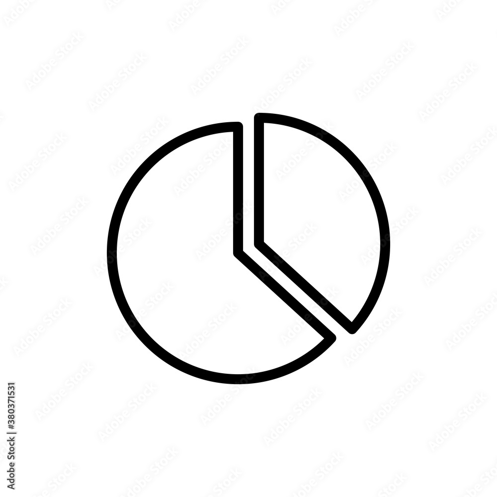Pie Chart Icon Design Vector Template Illustration Pie Chart Icon Design Vector Template Illustration