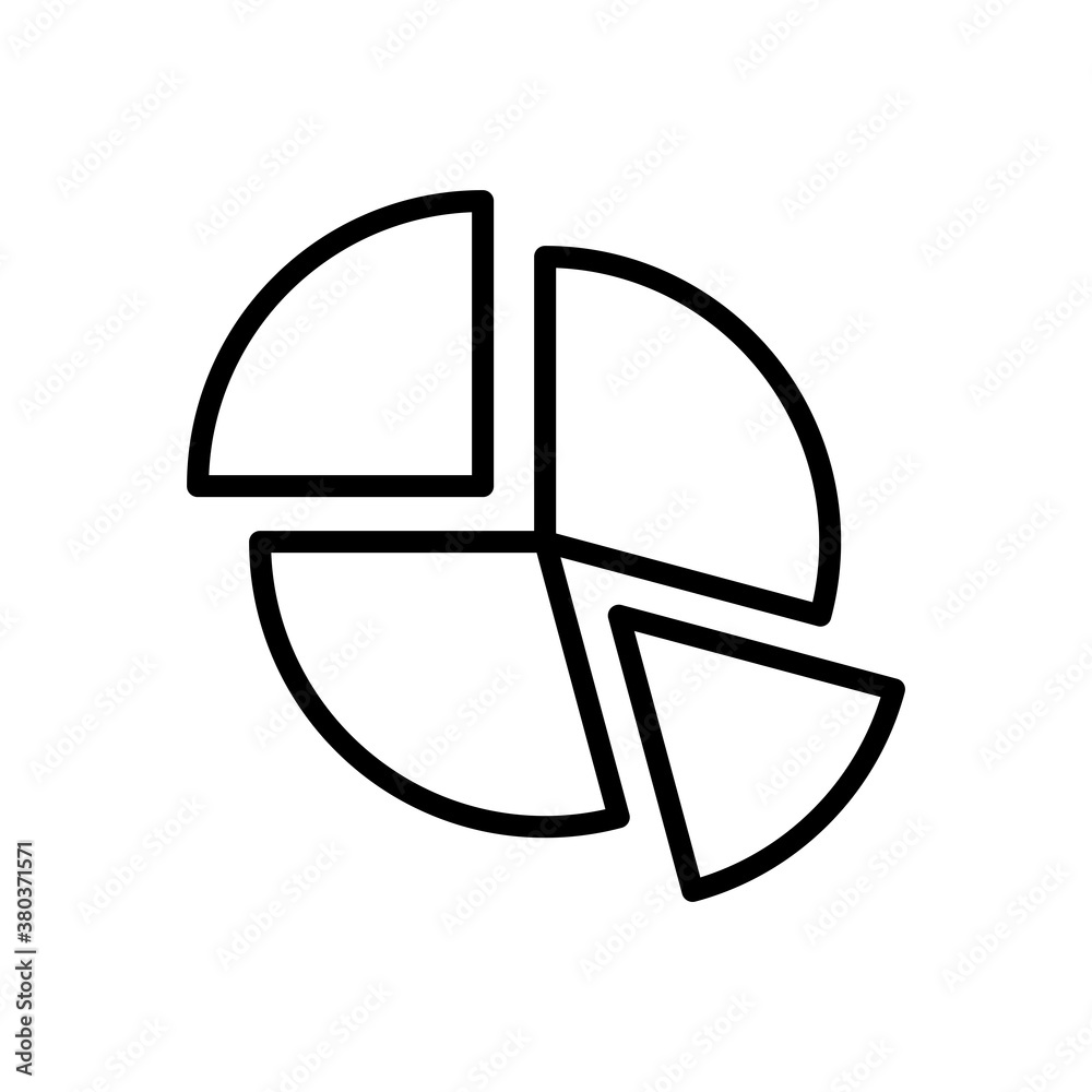Pie Chart Icon Design Vector Template Illustration Pie Chart Icon Design Vector Template Illustration