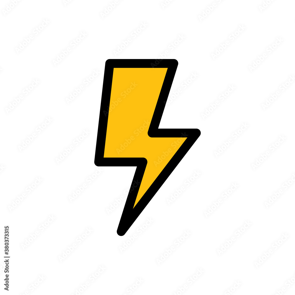 Electric Lightning Icon Design Vector Template Illustration Electric Lightning Icon Design Vector Template Illustration